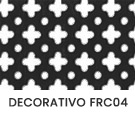 Chapas Perfuradas com Furos Decorativos FRC04