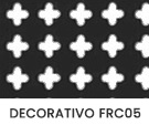 Chapas Perfuradas com Furos Decorativos FRC05