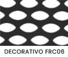 Chapas Perfuradas com Furos Decorativos FRC06
