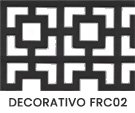 Chapas Perfuradas com Furos Decorativos FRC02