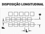 Chapas Perfuradas Furos Quadrados Disposição Longitudinal