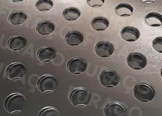 Chapas Perfuradas com Furos Redondos Furaço® para Processos Industriais
