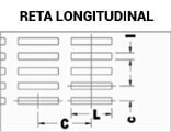 Chapas Perfuradas com Furos Retangulares em Disposição Reta Longitudinal para Dutos, Calhas e Suporte Estrutural em Construções Metálicas